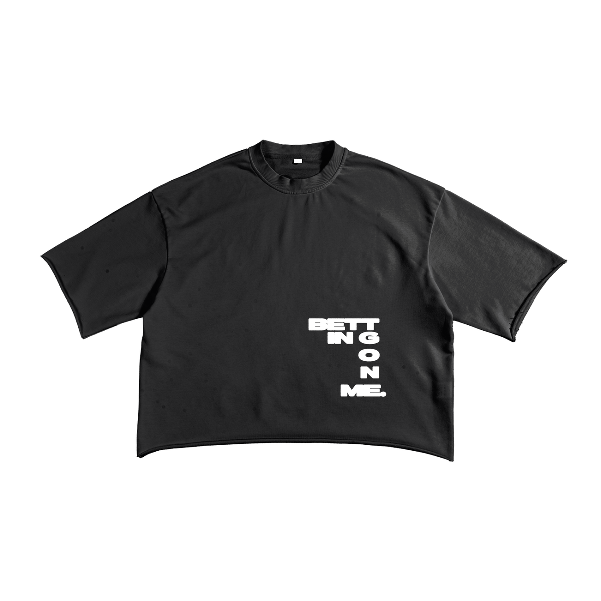 French Terry Raw Edge T-Shirt