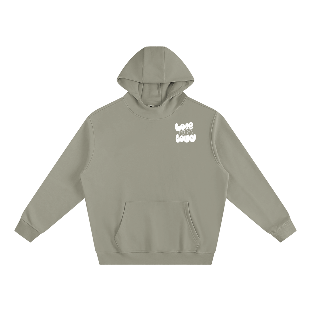 LOVE OUT LOUD,HIGH NECK,HOODIE,FAITH BASED,FLEECE