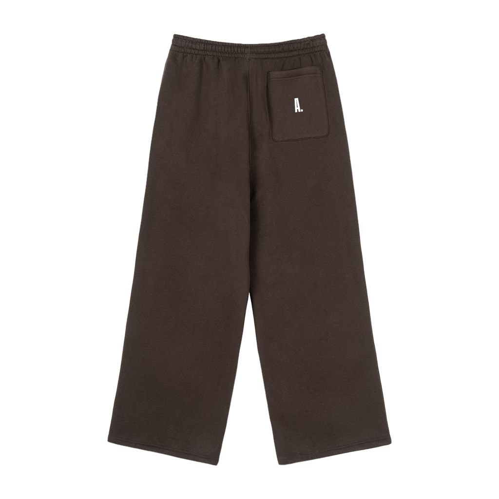 Fleece Drawstring Straight-Leg Sweatpants